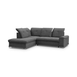BOSS DARK GREY Narożnik z funkcją i pojemnikiem PROMOCJA