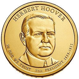 1 dolar 2014 - Herbert Hoover (D)