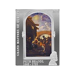 Cook Islands - 2010, 5 Dollars - Malarze świata - Petr Brandl - Pokłon Trzech Króli