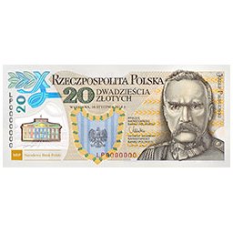 20 zł 2014 - Józef Piłsudski - 100. rocznica utworzenia Legionów Polskich - banknot