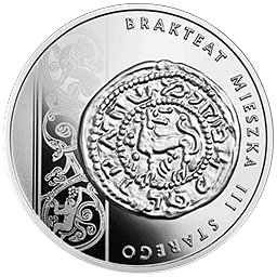 10 zł 2014 Historia Monety Polskiej - Brakteat Mieszka III