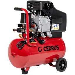 CEDRUS KM24-1T SPRĘŻARKA TŁOKOWA KOMPRESOR TŁOKOWY OLEJOWY 24L - EWIMAX - OFICJALNY DYSTRYBUTOR - AUTORYZOWANY DEALER CEDRUS