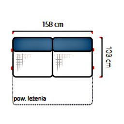 DIVERSO II Moduł 2.5F rozkładany