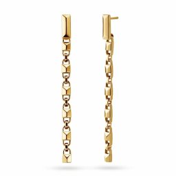 Złote wiszące kolczyki Michael Kors MKC1012AA710 ★ AUTORYZOWANY SKLEP | Raty 0% | PayPo | ZWROT DO 365 DNI • POLECANA OFERTA ✓