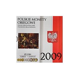 Polskie Monety Obiegowe 2009 - Zestaw 1 grosz - 5 złotych