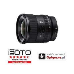 Obiektyw Sony FE 20 mm f/1,8 G - SEL20F18G | (w magazynie) + studencki cashback 430 zł
