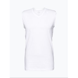 Ragman Tank topy pakowane po 2 szt. Mężczyźni Bawełna biały jednolity, XXL