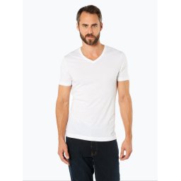 Ragman T-shirty pakowane po 2 szt. Mężczyźni Bawełna biały jednolity, XXXL