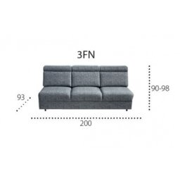 YORK moduł 3FN Sofa z funkcją spania