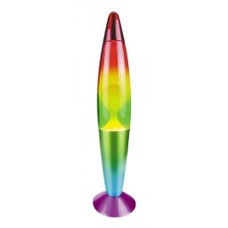 Lampka Lawa - Lampa Lava 42cm Tęczowa