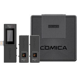 Dwukanałowy mikrofon 2,4Ghz USB ze złączem Lighting Comica VDLive 10 MI Black