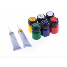 Zestaw farb do tkanin 5x20ml +2 Decola