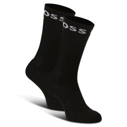 BOSS Skarpety pakowane po 2 szt. Mężczyźni Bawełna czarny, 39-42