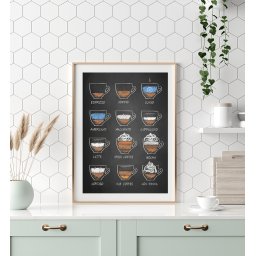 Plakat dla kawoszy - A4 210x297mm