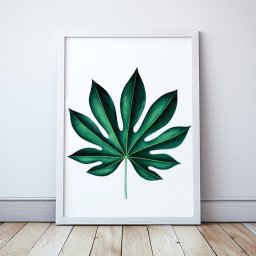Plakat Liść 2 - A4 210x297mm