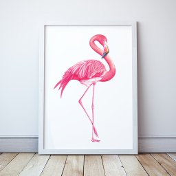 Plakat Flaming 1 - A4 210x297mm