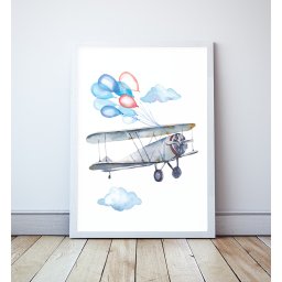 Plakat Samolot - A4 210x297mm