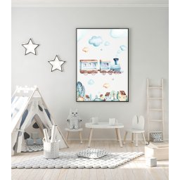Plakat Ciuchcia w pionie - A4 210x297mm