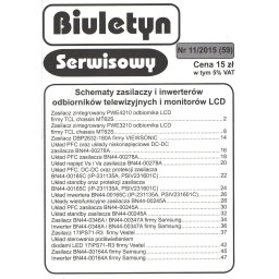 Serwis elektroniki 11/2015. Biuletyn Serwisowy