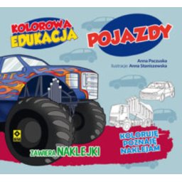 Pojazdy. koloruję, poznaję, naklejam. Kolorowa edukacja