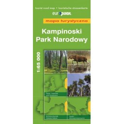 Kampinowski Park Narodowy mapa turystyczna 1:65 tyś. Euro Pilot