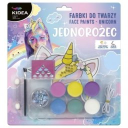 Farby do malowania twarzy i ciała JEDNOROŻEC Unicorn