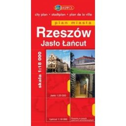 Rzeszów, Jasło, Łańcut plan miasta 1:18 tyś.
