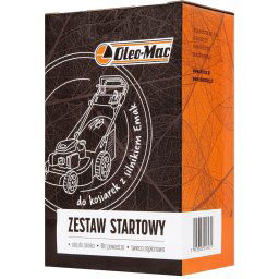 Oleo-Mac ZESTAW STARTOWY SERWISOWY DO KOSIAREK Z SILNIKIEM OLEOMAC / EMAK / LONCIN/ VICTUS / EFCO - FILTR POWIETRZA / ŚWIECA ZAPŁONOWA RN9YC Champion / OLEJ SILNIKOWY 10W30 4T OLEJ SILNIKOWY 10W30 SAE30 0,6 L do silników czterosuwowych