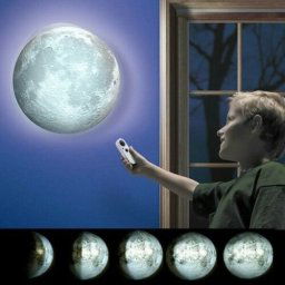 Lampa nocna Kinkiet Księżyc MOON z pilotem GRUNDIG
