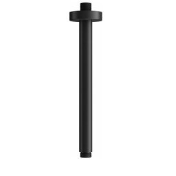 Deante Cascada Nero wylewka prysznicowa sufitowa 25 cm czarny mat NAC N42K