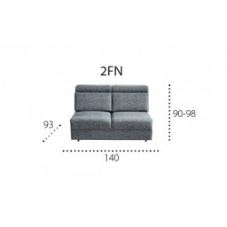 YORK moduł 2FN Sofa z funkcją spania