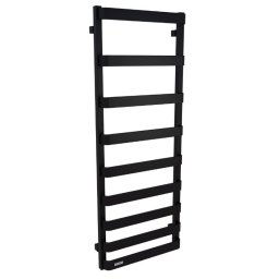 Oltens Varme grzejnik łazienkowy 129,5x50 cm czarny mat 55002300