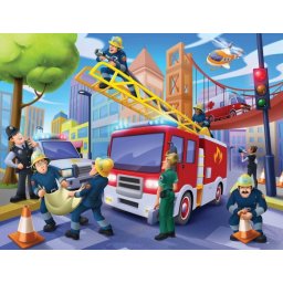 Tapeta Strażak Sam Fireman Sam Emergency