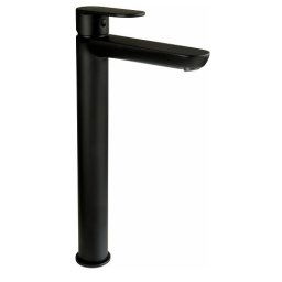 Deante Alpinia Nero bateria umywalkowa wysoka czarny mat BGA N20K