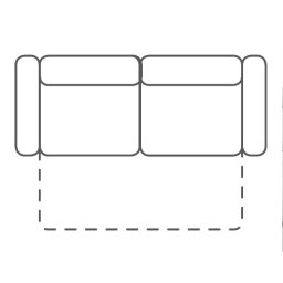 PESARO Sofa 3F z funkcją spania