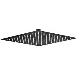 Deante Cascada Nero głowica prysznicowa kwadratowa 25x25 cm czarny mat NAC 202K
