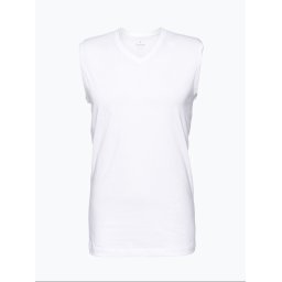 Ragman Tank topy pakowane po 2 szt. Mężczyźni Bawełna biały jednolity, XXXL