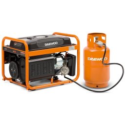 DAEWOO GDA 3500 DFE AGREGAT GENERATOR PRĄDOTWÓRCZY LPG / BENZYNA 2x16A, MOC 3,5kW - OFICJALNY DYSTRYBUTOR - AUTORYZOWANY DEALER DAEWOO
