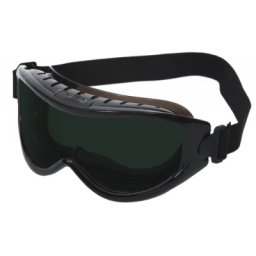 Gogle SKI z gumką ciemne DIN 5