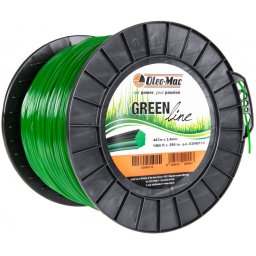 ŻYŁKA TNĄCA OLEO-MAC Green Line 2,4mm / 447 m. DO KOSY PROFIL GWIAZDKA, SZPULA - OFICJALNY DYSTRYBUTOR - AUTORYZOWANY DEALER OLEO MAC
