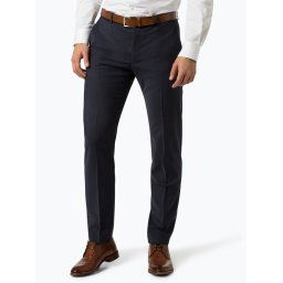 Strellson Męskie spodnie od garnituru modułowego Mężczyźni Slim Fit niebieski jednolity, 94