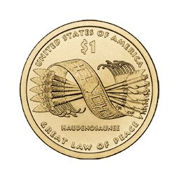 1 dolar 2010 - Native American - Government - Great Tree of Peace (D)