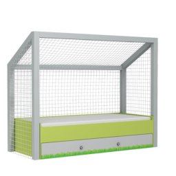 FOOTBALL - ZESTAW PIŁKARSKI Łóżko bramka L-BR