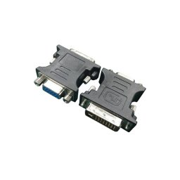 Gembird Adapter DVI->VGA (24M/15F) czarny