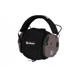 Słuchawki aktywne RealHunter ACTiVE ProShot BT Bluetooth brąz, tłumiki dźwięku