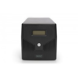 Digitus Zasilacz awaryjny UPS Line-Ineractive LCD, 1500VA/900W, 2x12V/9Ah, AVR, 4xSCHUKO, USB, RS232, RJ45