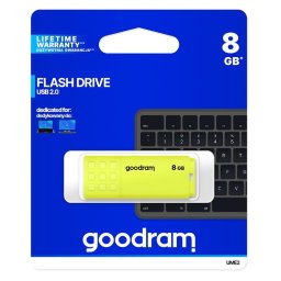 GOODRAM Pendrive UME2 8GB USB 2.0 żółty