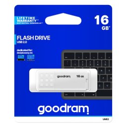 GOODRAM Pendrive UME2 16GB USB 2.0 Biały