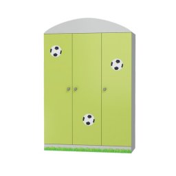 FOOTBALL - ZESTAW PIŁKARSKI Szafa 3 drzwiowa S3-BR