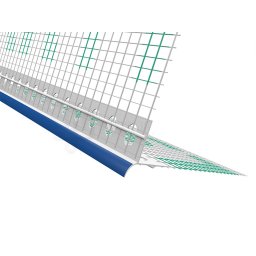 Profil PCV okapowy z foliową osłoną kapinos okapnik z siatką 7x7cm 3m 25szt.